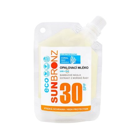 Opalovací mléko SUN BRONZ SPF 30 - Coral Friendly cestovní balení