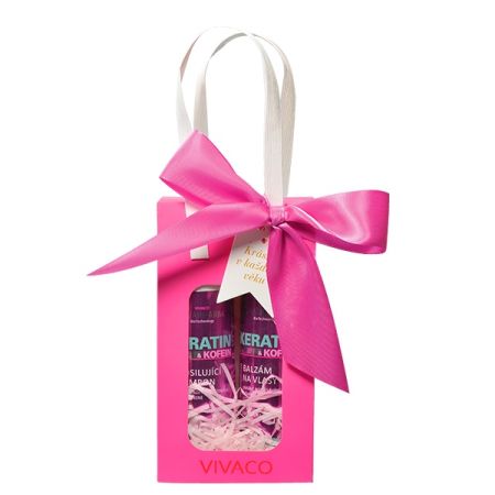 Dárková taška vlasové péče s keratinem a kofeinem