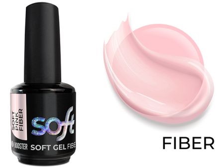 Platinum Booster New Fiber Soft Gel - Soft Pink ,15ml