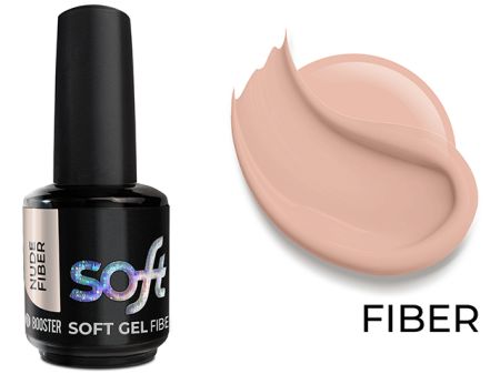 Platinum Booster New Fiber Soft Gel - Nude ,15ml