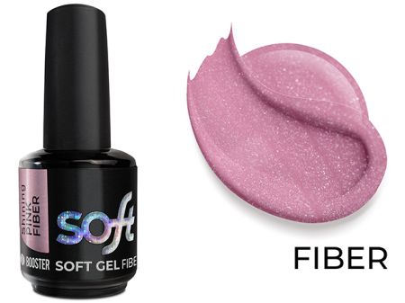 Platinum Booster New Fiber Soft Gel - Shining Pink ,15ml