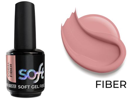 Platinum Booster New Fiber Soft Gel - Coral ,15ml