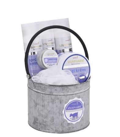 Stylové balení kosmetiky s kozím mlékem