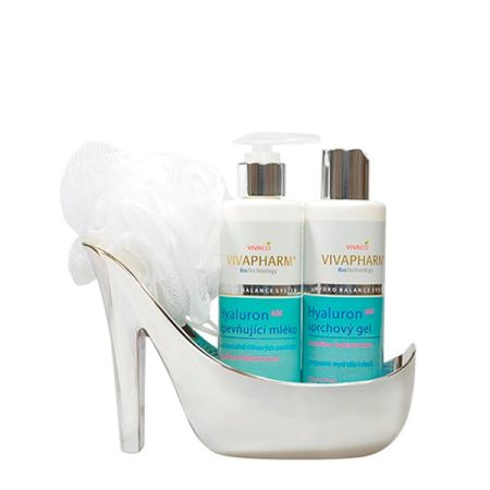 Stylový dárkový set kosmetiky s kyselinou hyaluronovou