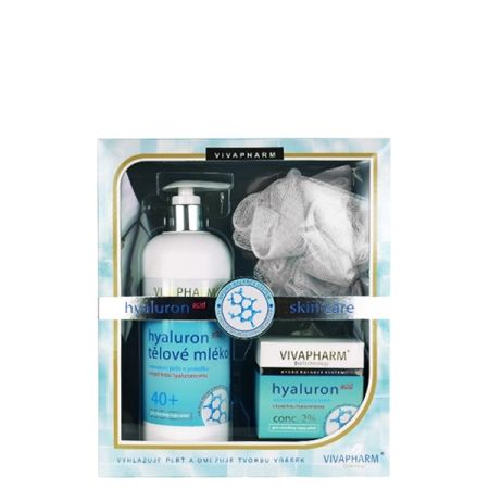 Dárková kazeta kosmetiky s kyselinou hyaluronovou