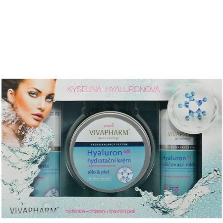 Dárková kazeta kosmetiky s kyselinou hyaluronovou