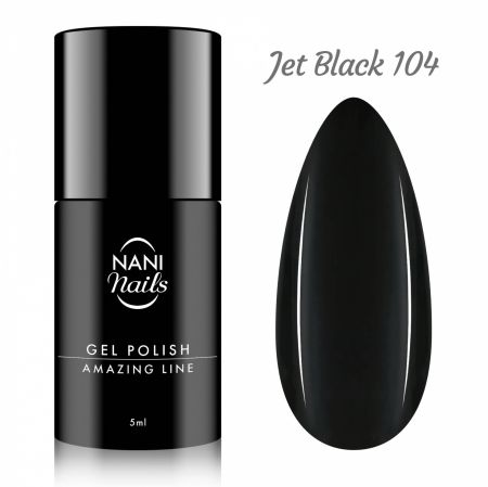 NANI gel lak Amazing Line 5 ml - Jet Black