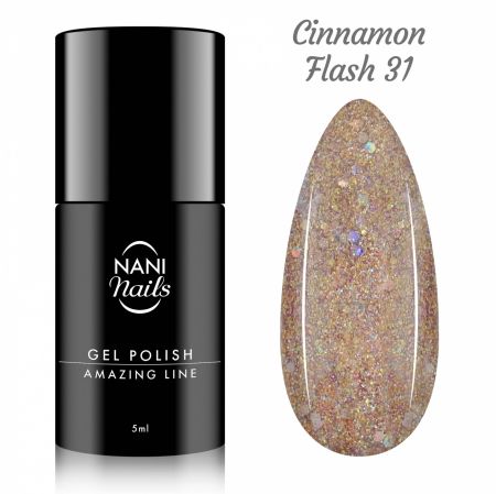 NANI gel lak Amazing Line 5 ml - Cinnamon Flash