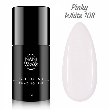 NANI gel lak Amazing Line 5 ml - Pinky White