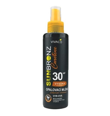 Opalovací mléko SPF 30 Carotene SUN BRONZ