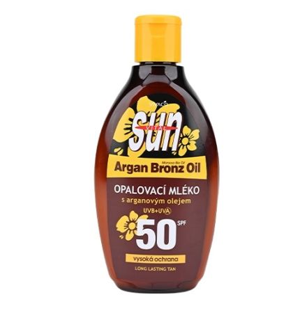 Opalovací mléko s BIO arganovým olejem SPF 50 SUN VITAL