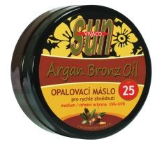 Opalovací máslo s bio arganovým olejem SPF 25 SUN 200ml