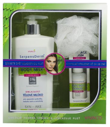 Dárková kazeta kosmetiky s hadím jedem SERPENS DERM
                   2+1 ZDARMA