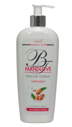 Tělové mléko s mandlovým olejem Natural BODY TIP                   400 ml