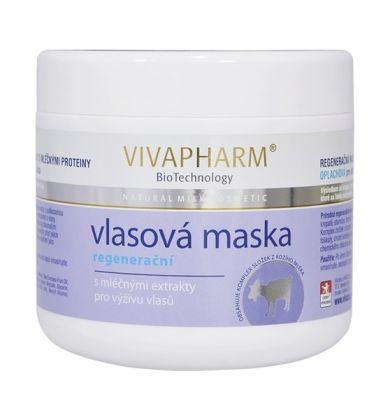Vlasová maska s kozím mlékem VIVAPHARM     600 ml
