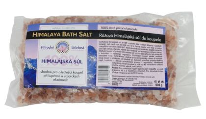 Růžová Himalájská sůl do koupele                    500 g