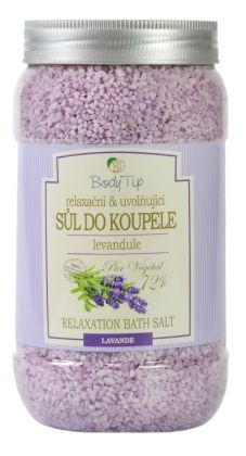 Sůl do koupele Levandule BODY TIP                   1200 g
