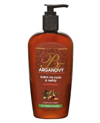 Krém na ruce s BIO arganovým olejem BODY TIP       300 ml