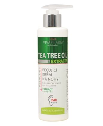 Krém na nohy s Tea Tree Oil VIVAPHARM 200ml