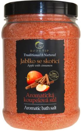 Aromatická koupelová sůl Jablko se skořicí BODY TIP                   1500g