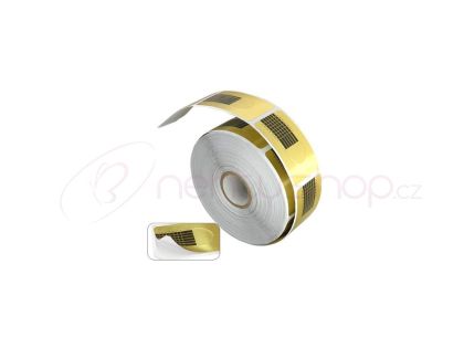 NANI šablony na nehty Zlatá, 100 ks