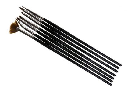 Sada zdobicích štětců 7 ks - různé barvy