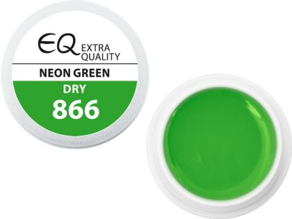 EBD 866 - Extra Quality Dry Color Gel - NEON GREEN, 5g (bezvýpotkový