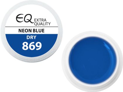 EBD 869 - Extra Quality Dry Color Gel - NEON BLUE, 5g (bezvýpotkový