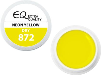 EBD 872 - Extra Quality Dry Color Gel - NEON YELLOW, 5g (bezvýpotkový