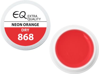 EBD 868 - Extra Quality Dry Color Gel - NEON ORANGE, 5g (bezvýpotkový