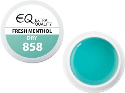 	 858 - Extra Quality Dry Color Gel - FRESH MENTHOL, 5g (bezvýpotkový barevný gelý ge