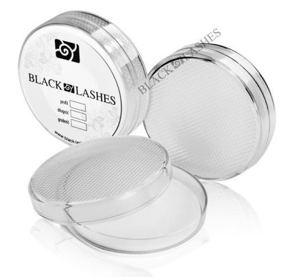 Black Lashes krabička na řasy se silikonovou vložkou - 7 cm