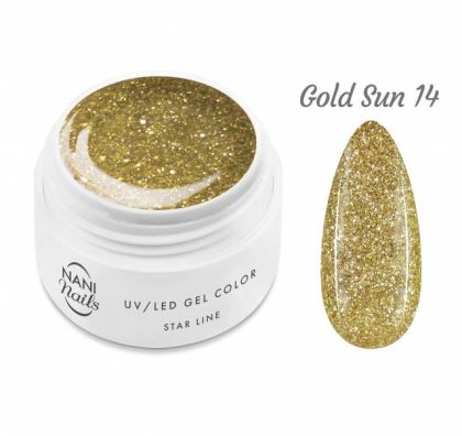 NANI UV gel Star Line 5 ml - Gold Sun