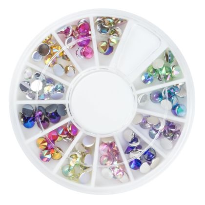 NANI zdobení na nehty Z39 - Kamínky, Barevná duha