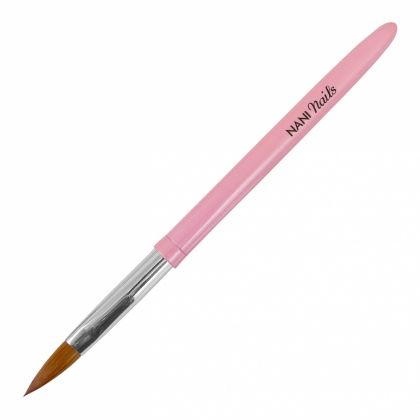 NANI štětec na akryl, vel. 8, Premium - Metallic Pink