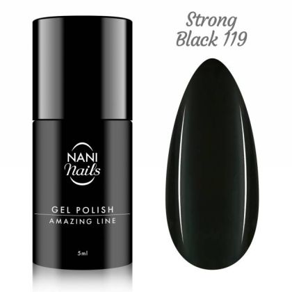 NANI gel lak Amazing Line 5 ml - Strong Black 119