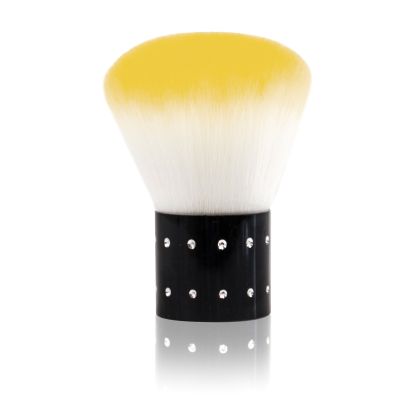 NANI štětec na oprašování nehtů s kamínky -různé barvy chlupu