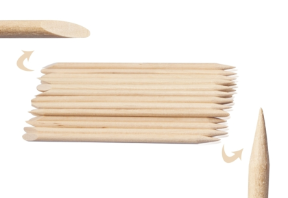 Pomerančová dřívka na nehty - 11,5 cm, 100 ks