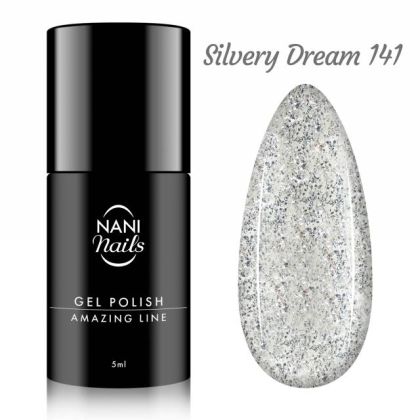 NANI gel lak Amazing Line 5 ml - Silvery Dream