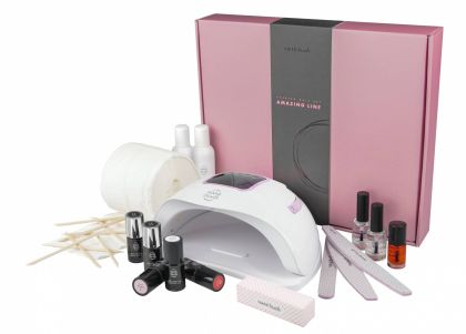 NANI Gel lak sada Amazing Line - UV/LED lampa 72W-bílá