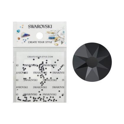 Swarovski kamínky SS3 100 ks - Jet