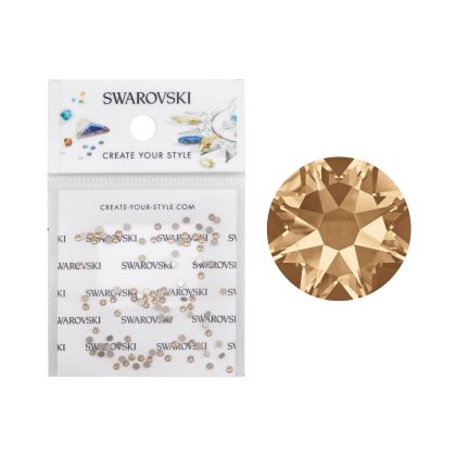 Swarovski kamínky SS6 100 ks - Crystal Golden Shadow