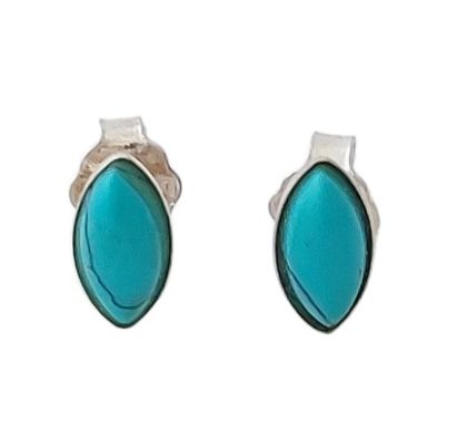 Tyrkysové náušnice očka