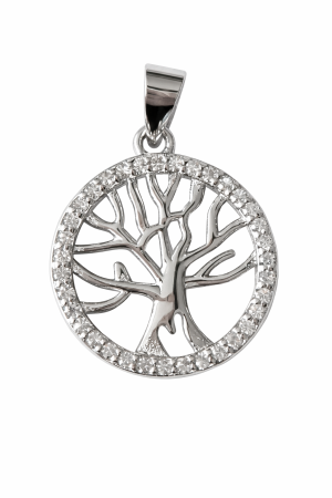 Stříbrný přívěsek Strom života - symbol síly, rovnováhy a nekonečného spojení