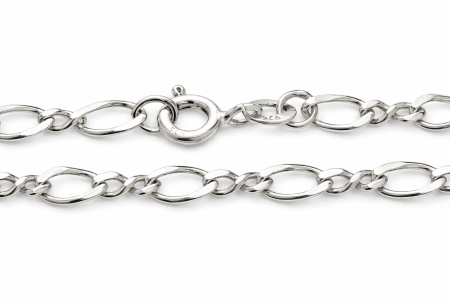 Stříbrný řetízek s oválnými články - jemná elegance pro každý den