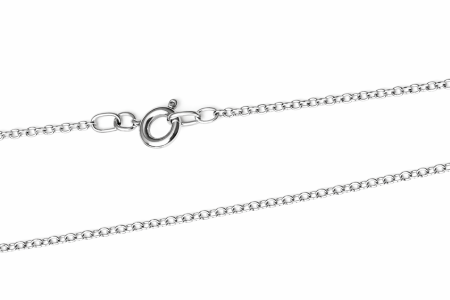 Jemný stříbrný řetízek s drobnými očky – Decentní krása v minimalistickém stylu