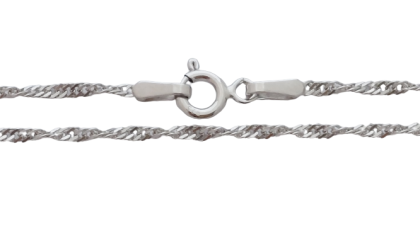 Stříbrný řetízek lambáda