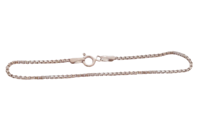 Stříbrný náramek kostičky větší