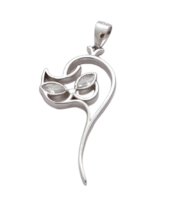 Stříbrný přívěsek kočka se zirkony