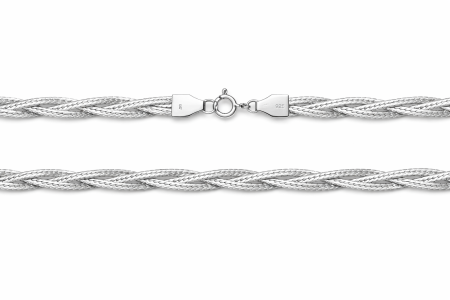 Elegantní stříbrný pletený řetízek – nadčasová jemnost v detailu